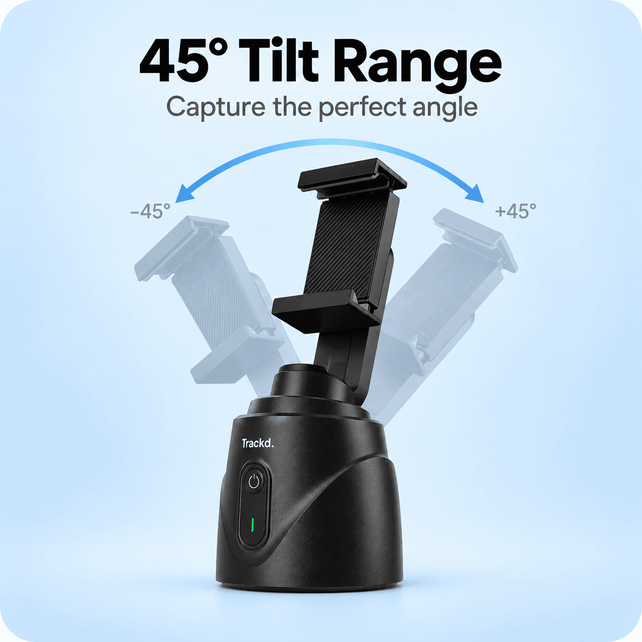 Trackd Mount tilt feature illustration
