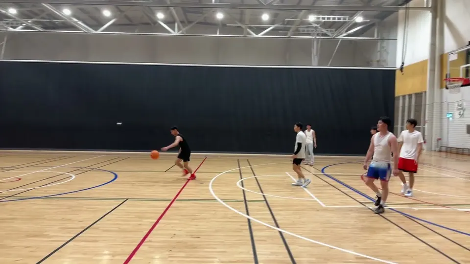 Indoor basketball game filmed by Trackd